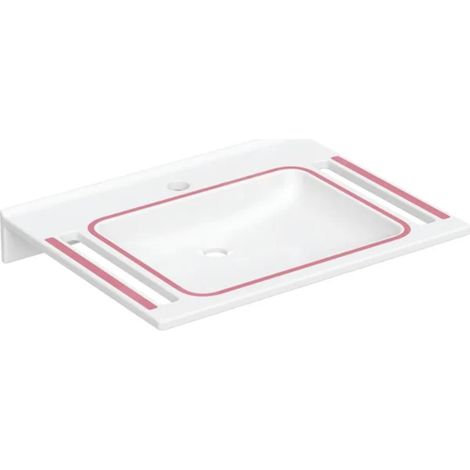 Geberit 500666012 Publica WT, design carré, avec ouverture extérieure (1/3)