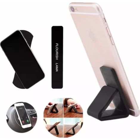 Support/support adhésif pour téléphone portable - Silicone antidérapant (1/5)