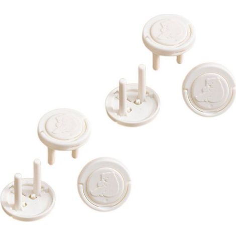 Lot de 6 protège-prises clipsables,sécurité enfant,installation facile,durable,prévention des chocs