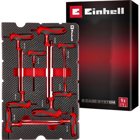 Set di cacciaviti Einhell 370526 impugnatura a T ergonomica sfera