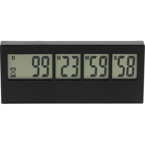 Minuteur Électronique Compte à Rebours 999 Jours Calendrier en et (1/5)