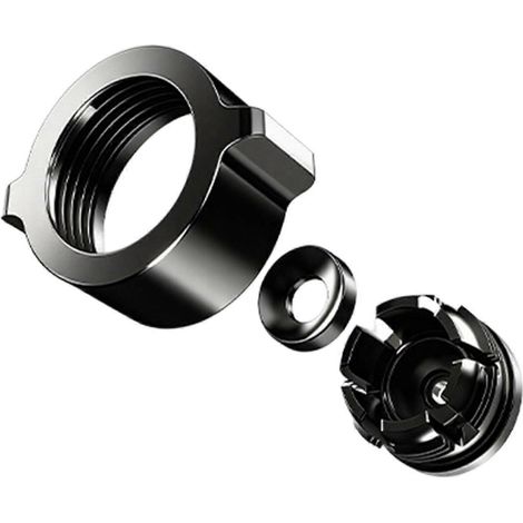 Écrou adaptateur à tête sphérique de 17 mm pour supports de téléphone de voiture, supports à ventouse pour pare-brise, vis en aluminium, écrous, couvercles et rondelles de plusieurs couleurs. (1/5)