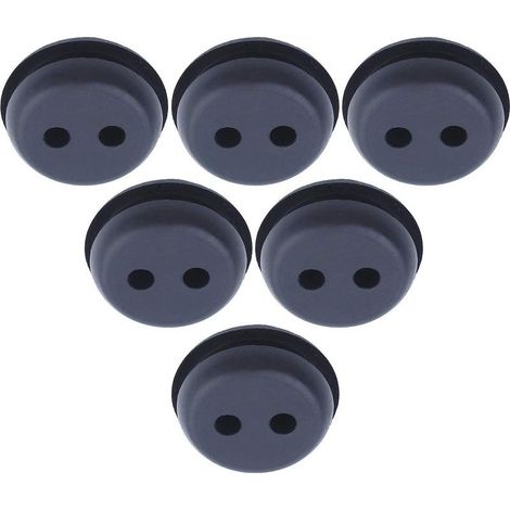 Réservoir de carburant Oeillet en caoutchouc pour trou 2 trous 21 mm (13/16 ") Coupe-herbe mangeur de mauvaises herbes Kit de remplacement (1/5)