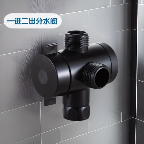 Collecteur de douche à ouverture rapide, collecteur en T, vanne de conversion 4 points, pommeau de douche, vanne de collecteur à une entrée et deux sorties