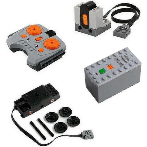 Ensemble de télécommande pour moteur de train Boris, comprenant un boîtier de piles et une boîte à piles, une technologie compatible avec les 4 pièces. (1/4)