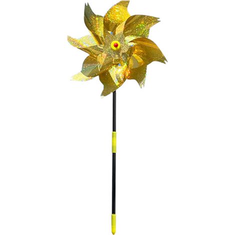 Pinwheel Répulsif Oiseaux - En Mylar Réfléchissant - Pour Jardin Ferme Verger - Lot de 10 (1/5)