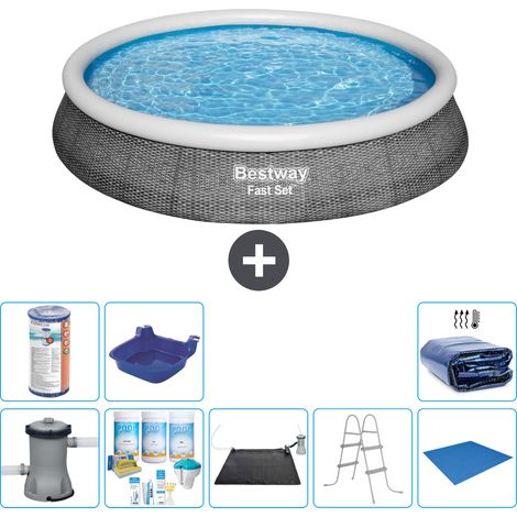 Bestway Bestway Fast Set Ronde - 396x84 cm - 9-pièces S21458 (1/5)