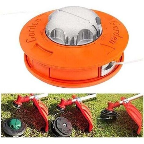 Bobine Fil Tete debroussailleuse Universelle M10 X 1,25 avec 2,4mm x 2m Fil Nylon