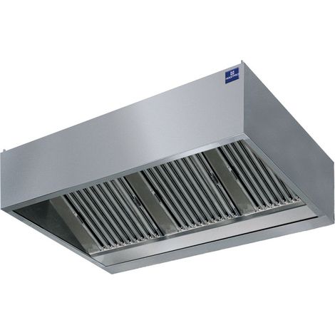Hotte murale cubique avec éclairage intégré, 3600x900 mm - VIRTUS