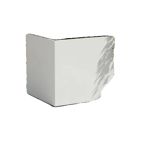 Jardinières en acier Corten, résistantes aux intempéries, design durable, 62 x 40 x 39 cm (1/2)
