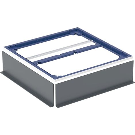 Geberit Duofix Installationsrahmen für Duschfläche bis 100 cm, für fünf Füße: 80x80cm, (1/4)