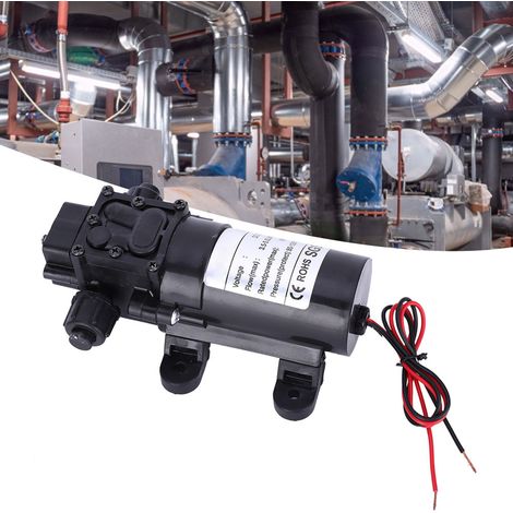 Pompe à membrane anti-retour mini auto-amorçante G1/2 DC12V FL3210H-80W Sortie d'eau droite 10 mm (1/5)