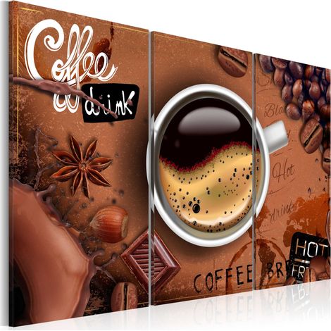 Quadro - Tazza di caffè caldo - 120x80 (1/4)