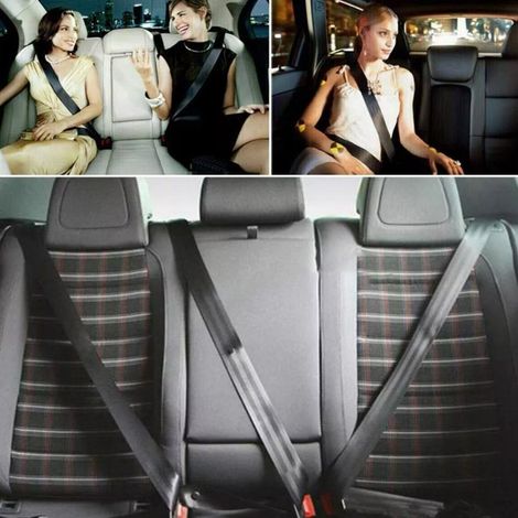 3-Punkt-Autosicherheitsgurt aus Polyester und Metall, selbstsichernd, abnehmbar, für LKW und Bus (1/5)