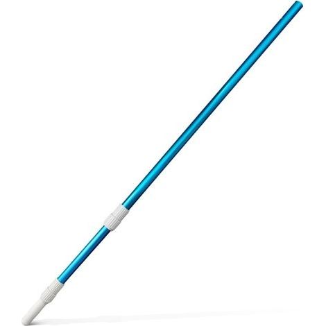 Perche de Piscine 300 cm en Aluminium pour Filets Skimmer Tige Télescopique Têtes d’Aspiration pour Tuyaux Râteaux Brosses Longueur Réglable 1,3 mm Perche Épaisse Finition Bleue (1/4)