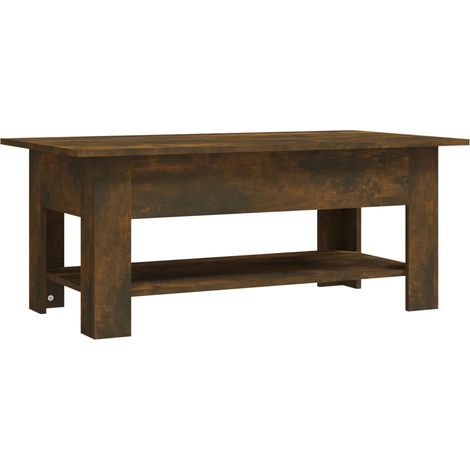 Maison Exclusive - Tavolino da Salotto Rovere Fumo 102x55x42 cm in Truciolato