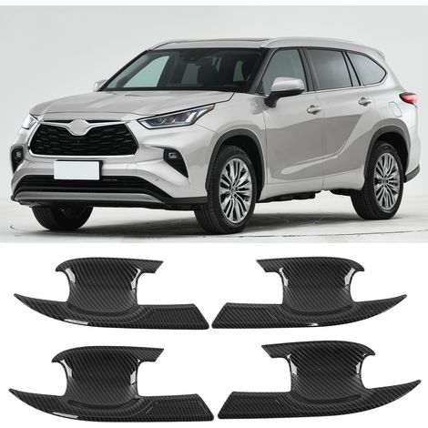 Autoinnenraum-Türaufkleber, Toyota Highlander ab 2022, Carbonfaser-Textur (4er-Set) (1/5)