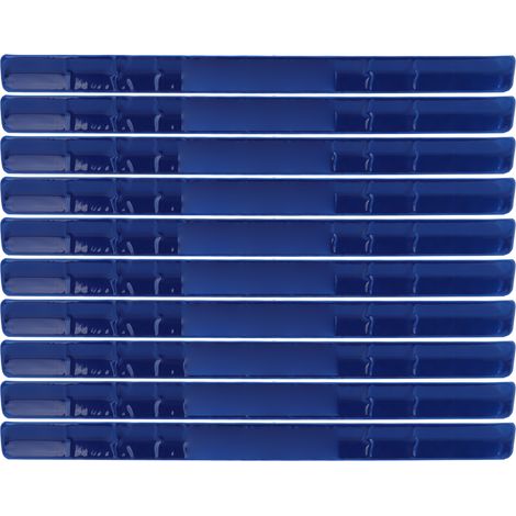 Reflektierendes Silikonarmband für Sportbekleidung, Radfahren und Laufen – Blau (1/5)