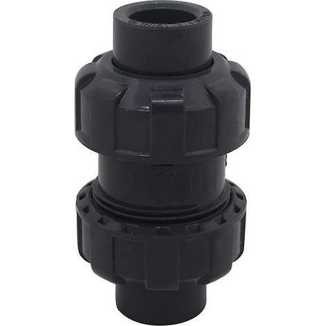 Clapet anti retour a boule 20 25 32 40 50 63mm clapet piscine clapet antiretour anti refoulement pvc vanne soupape anti retour (Diamètre intérieur 32mm) (1/4)