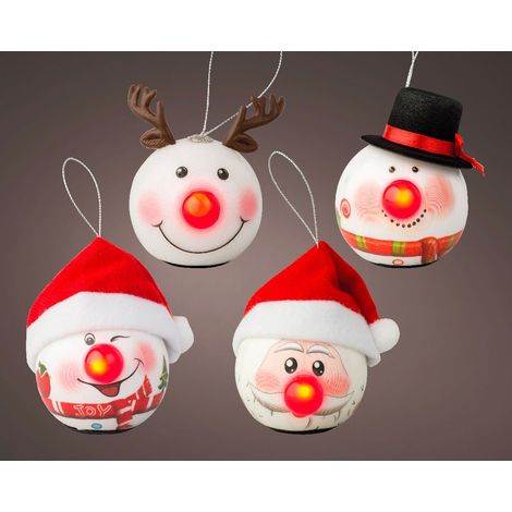 Decoro con luce led diametro 6,5 cm (1/4)