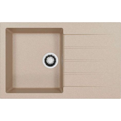 Alveus Cadit - Evier en granit 79x50 cm, Quick-Close, ivory 1149141 (1/2)