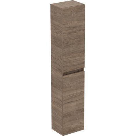 Ideal Standard Eurovit+ - Hochschrank, 150x30x24 cm, 2 Türen, Scharniere links/rechts, Walnuss R0268Y9 (1/3)