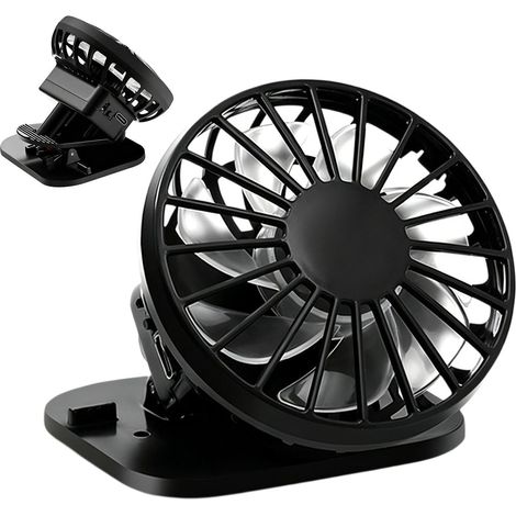 Solaire Chapeau À Clip Refroidisseur USB Rechargeable Léger 3 (1/5)