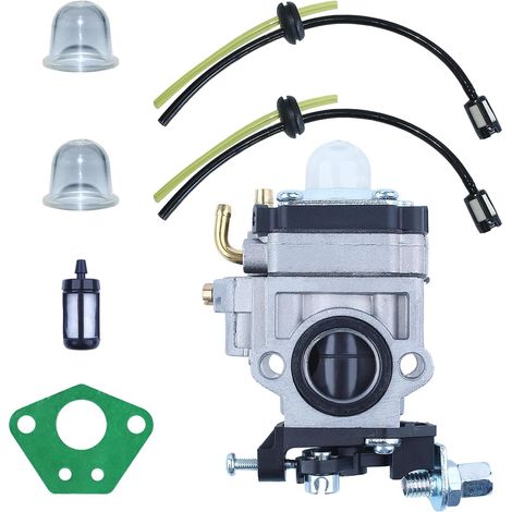 Kit de carburateur universel pour moteur 2-temps 43cc 47cc 49cc 50cc, carburateur 15mm de remplacement, débroussailleuse, scooter (1/5)