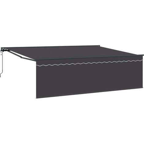 Maison Exclusive - Einziehbare Markise Anthrazit 450 x 350 cm