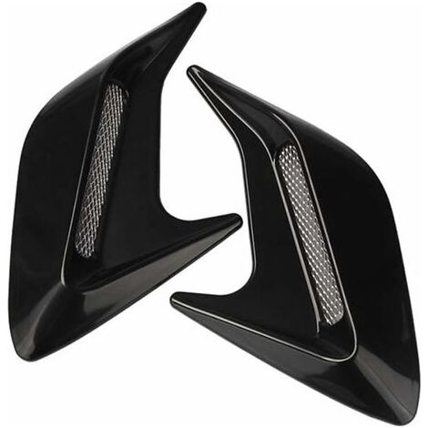 Prise d'air capot - Karteo - Noir - ABS 13x11cm Paire (1/5)