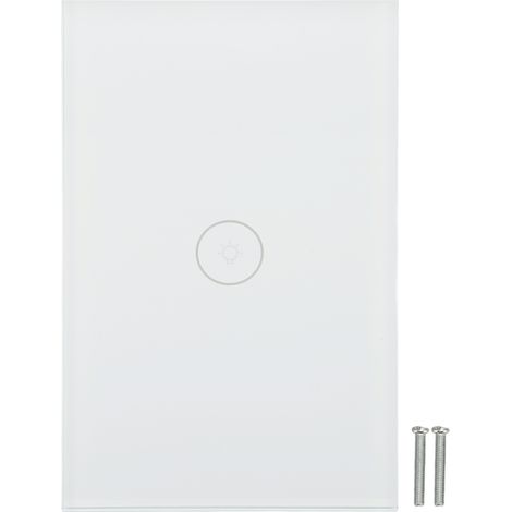 Interrupteur tactile WiFi intelligent 1 gang, étanche, commande à distance, standard US, pour maison, 100-240V (1/5)