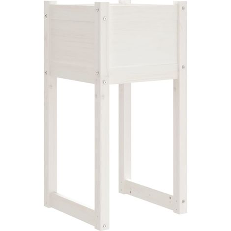 Maison Exclusive - Jardinera madera maciza de pino blanco 40x40x8 (1/5)