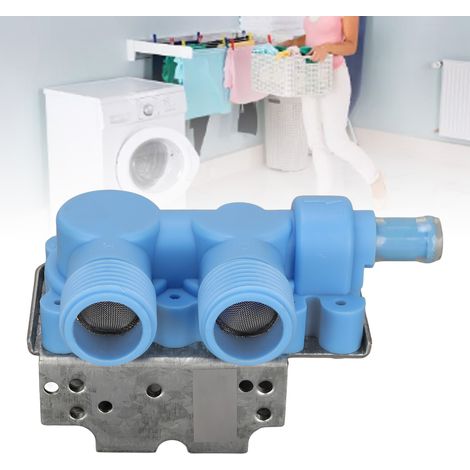 205613 WP358276 Blaues Doppel-Einlass-Magnetventil 110-120 V (1/5)