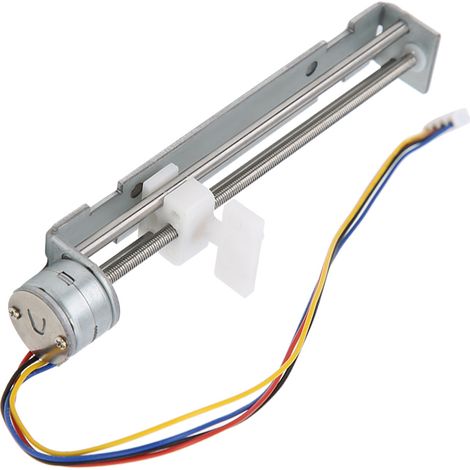 Table de Glissement à Moteur Pas-à-Pas Linéaire - 2 Phases, 4 Fils, Tension 4-9V, Angle de Pas 18° (1/5)