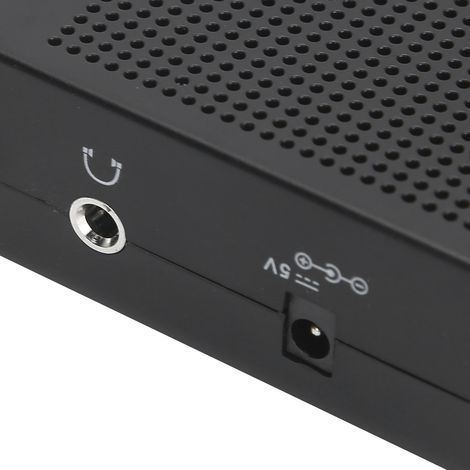 Radio FM/AM/OC Portable avec Horloge Numérique et Écouteurs 3.5mm - Mini Stéréo HRD-310