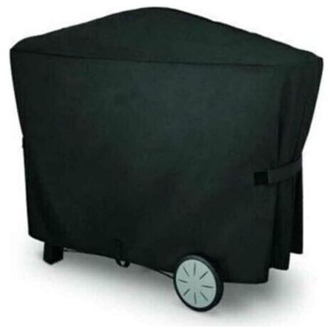 Housse Barbecue Gaz, Bâche Barbecue 112.4X64.1X95.6Cm, Housse Protection Barbecue Exterieur, Tissu Étanche Protection Solaire, BBQ Couverture pour Weber, Noir (1/5)