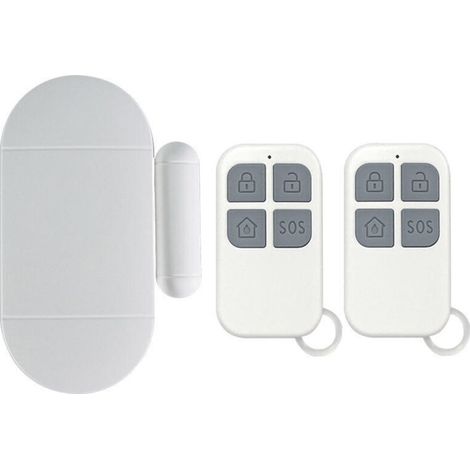 Alarme Porte,DéTecteur Ouverture Porte avec SirèNe Puissante De 130 DB, Alarme De Porte Et FenêTre sans Fil MagnéTique