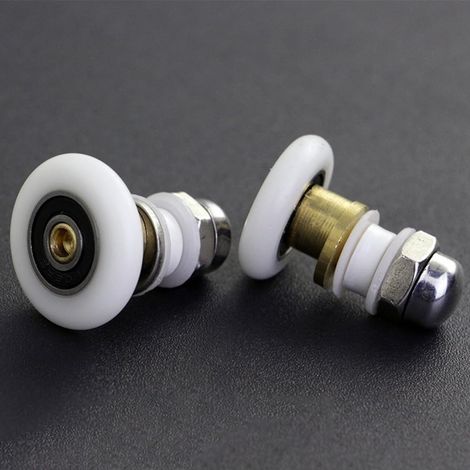 de douche lot de 4 roulette robuste pour porte de salle de