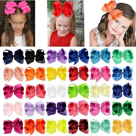 30 Pinces Cheveux Multicolores De 6 Pouces - Couleurs Alatoires, Pinces Cheveux Pour Enfants, Petites Pinces Cheveux Pour Bbs, Filles, Enfants (1/5)