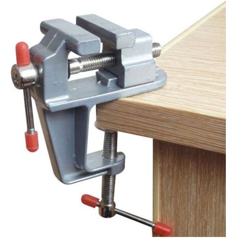 Mini étau d'établi - Petite pince de table - Outil de réparation pour loisirs créatifs - Plage de serrage : 0-3 cm (1/5)