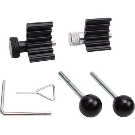 Kit di fasatura per motori diesel, valvola di bloccaggio dell'albero motore, attrezzo di bloccaggio dell'albero motore, compatibile con Audi e Volkswagen - Crezuo