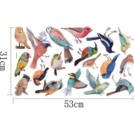 petits Oiseaux(petit) Autocollants Muraux Mural Stickers Chambre Enfants Garderie Salon Wall Adhsif Maison (1/5)