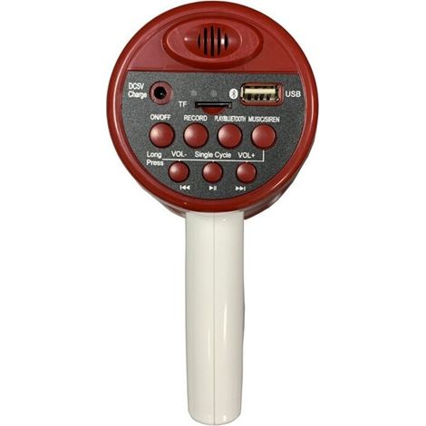 Leistungsstarkes und leichtes Megafon mit Sirene, MP3-Player und Aufnahmefunktion (1/5)