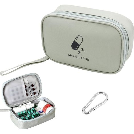 Mini Trousse de Secours Vide, Trousse Pharmacie Portable, Trousse Premier Secours, Kits de Premiers Secours Portables, Mini Sac de Médecine pour Maison, Bureau, Voyages (1/5)