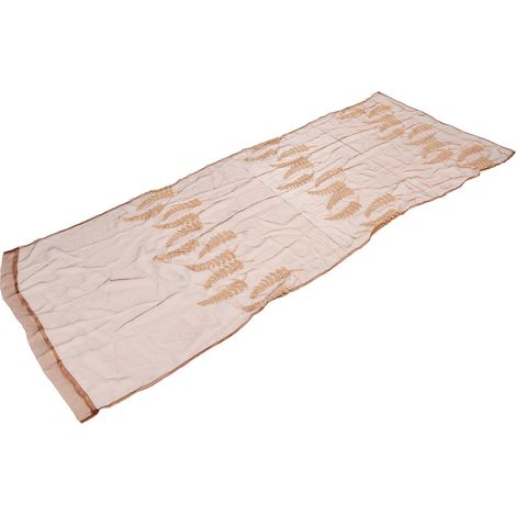 Rideaux en tulle brodé lavande, tissu de rideau brodé (1/5)