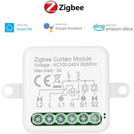Mini relè intelligente Zigbee 3.0 - Modulo luce WiFi unidirezionale fai-da-te, compatibile con Alexa e Google Home - per la domotica (1/5)