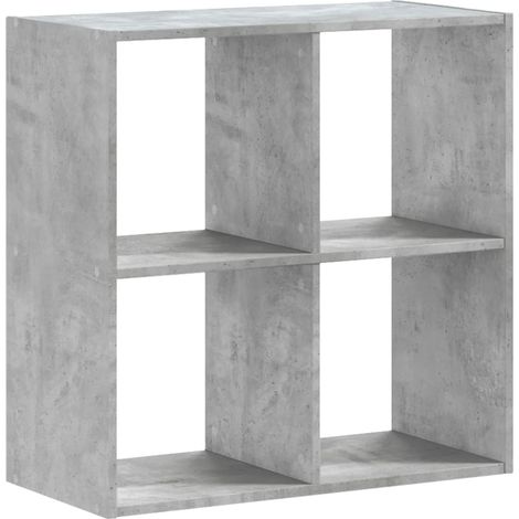 Maison Exclusive - Bibliothèque gris béton 68,5x32x68,5 cm bois d'ingénierie