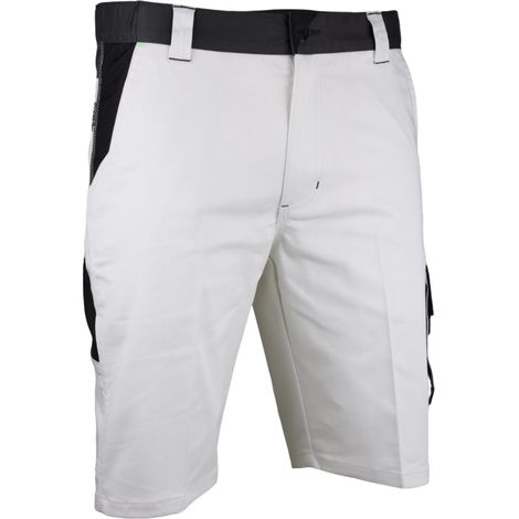 Bermuda bicolore multipoches LMA THEMIS Blanc / Noir 50