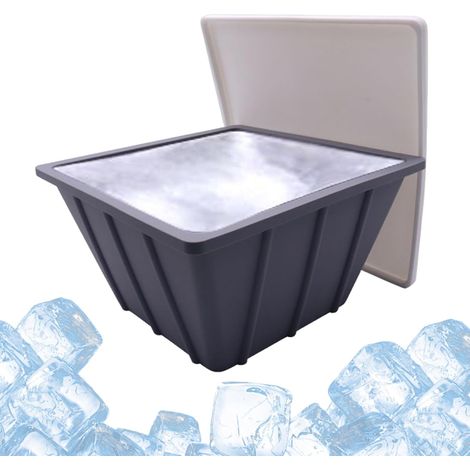 Moule À Glace Pour Baignoire Refroidissement boissons, Grand plateau, Grand moule à blocs de glace en silicone pour baignoire Plage, Camping, Salle de bain, Hommes, (1/5)