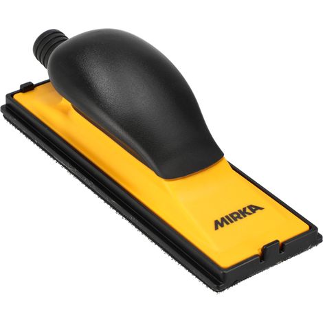 Mirka Kit de ponçage à main / avec embouts convexes et concaves / pour bandes abrasives 70x198mm autoagrippant + 40x bandes abrasives Abranet, 4m de tuyau d'aspiration, adaptateur (1/5)